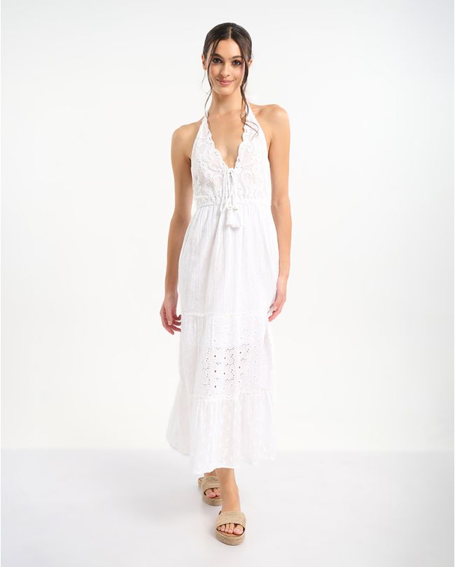 ΦΟΡΕΜΑ ΜΑΚΡΥ ΕΞΩΠΛΑΤΟ ΚΑΙ ΔΙΑΚΟΣΜΗΤΙΚΑ ΦΟΥΝΤΑΚΙΑ ONE SIZE (100% COTTON)