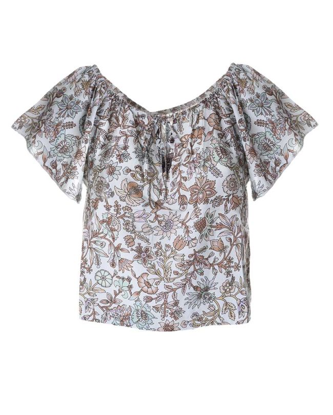 FLORAL TOP S