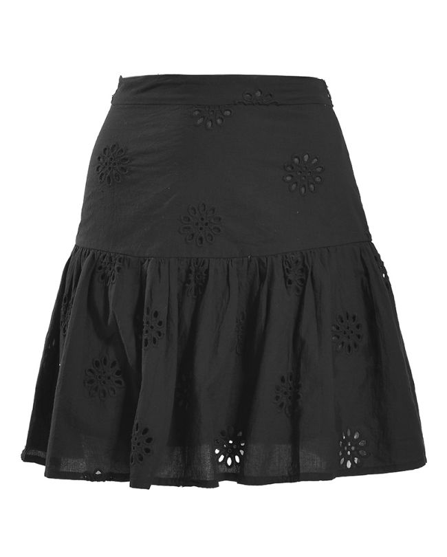 SHORT SKIRT IN BLACK COLOR ONE SIZE (100% COTTON)