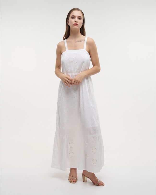 ΦΟΡΕΜΑ ΜΑΚΡΥ ΑΜΑΝΙΚΟ ΛΕΥΚΟ ONE SIZE (100% COTTON)