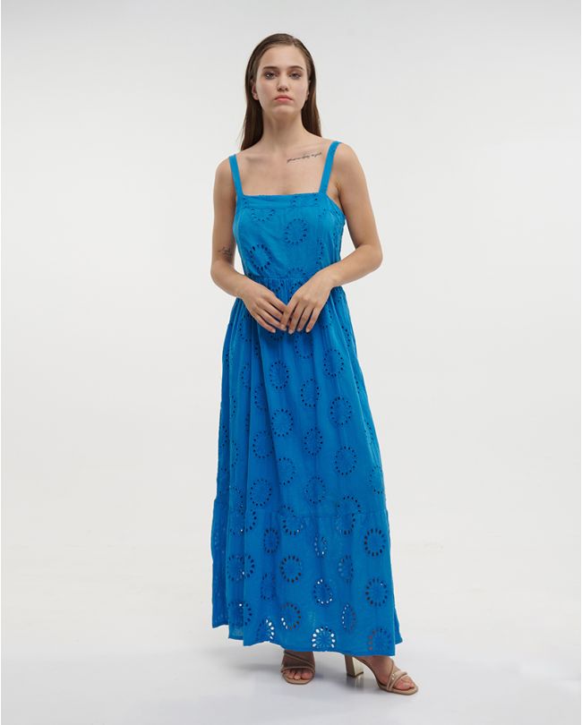 ΦΟΡΕΜΑ ΜΑΚΡΥ ΑΜΑΝΙΚΟ ΜΠΛΕ ONE SIZE (100% COTTON)