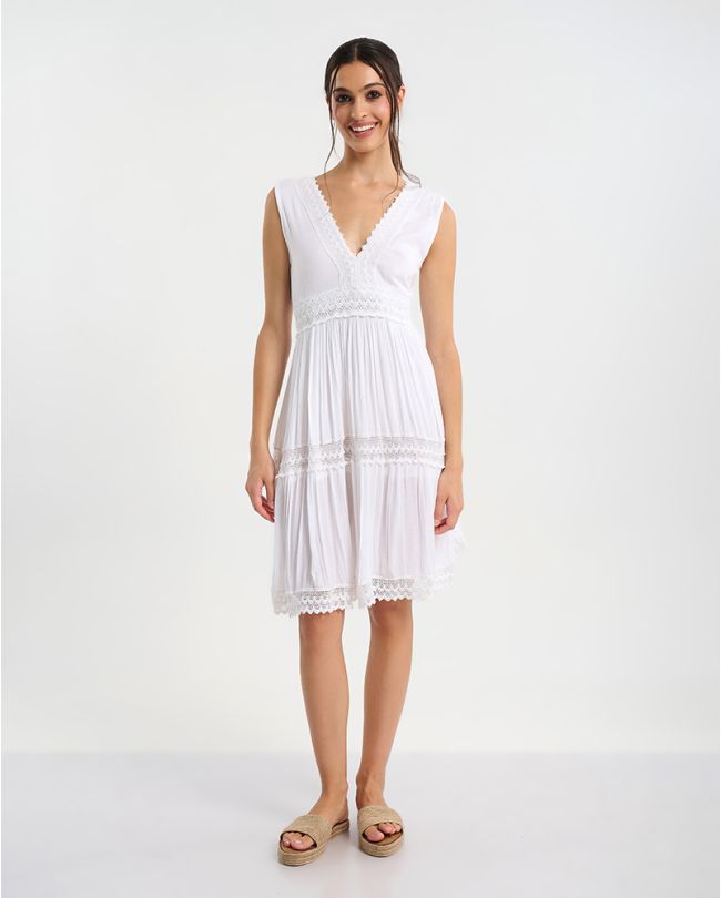 ΦΟΡΕΜΑ ΑΜΑΝΙΚΟ ΜΕ ΚΕΝΤΗΜΑΤΑ ONE SIZE ( 100% COTTON)