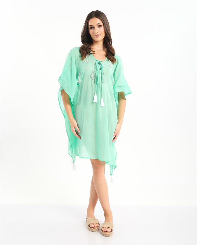 ΚΑΦΤΑΝΙ ΠΡΑΣΙΝΟ ΜΕ ΙΠΠΟΚΑΜΠΟΥΣ ONE SIZE (100% COTTON)