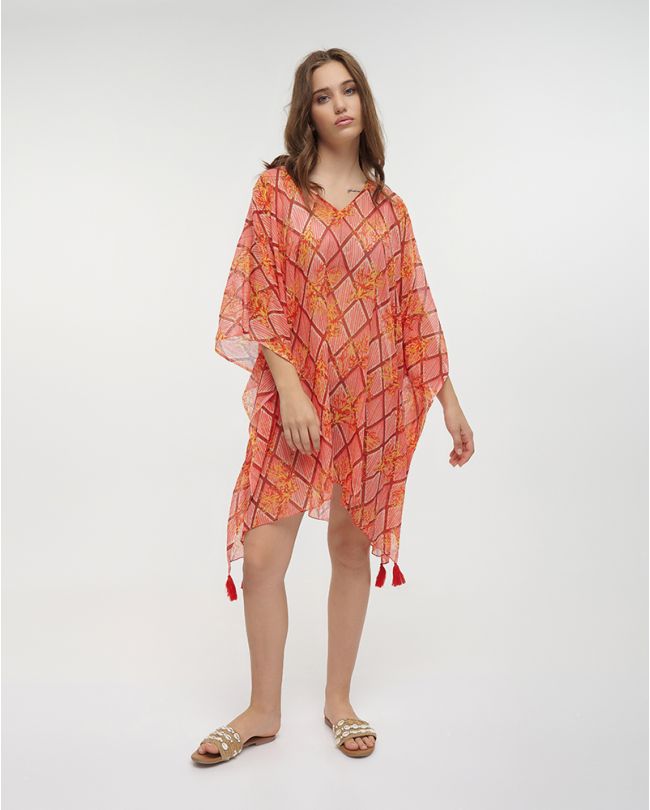 ΚΑΦΤΑΝΙ ΡΟΖ ΜΕ ΚΟΡΑΛΛΙΑ ONE SIZE (100% COTTON)