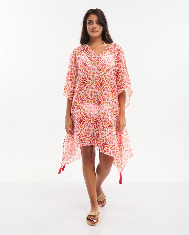 ΚΑΦΤΑΝΙ ΡΟΖ ΜΕ ΠΟΡΤΟΚΑΛΙ ΛΟΥΛΟΥΔΙΑ ONE SIZE (100% COTTON)