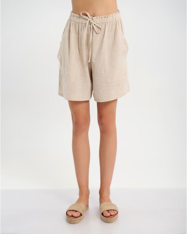 ΣΟΡΤΣΑΚΙ/ΒΕΡΜΟΥΔΑ ΜΠΕΖ ONE SIZE (100% COTTON SLUB)