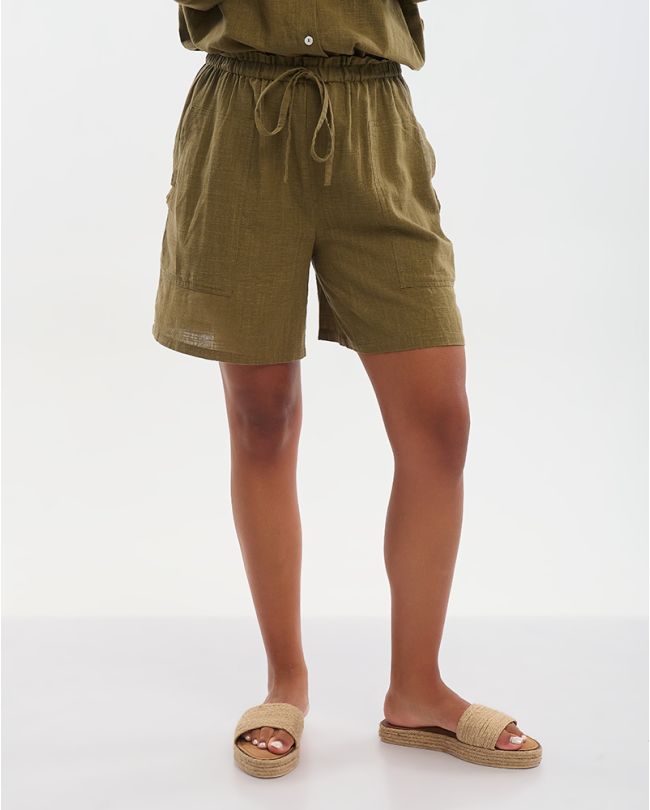 ΣΟΡΤΣΑΚΙ/ΒΕΡΜΟΥΔΑ ΧΑΚΙ ONE SIZE (100% COTTON SLUB)