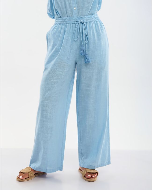 ΠΑΝΤΕΛΟΝΑ ΓΑΛΑΖΙΑ M/L (100% COTTON SLUB)