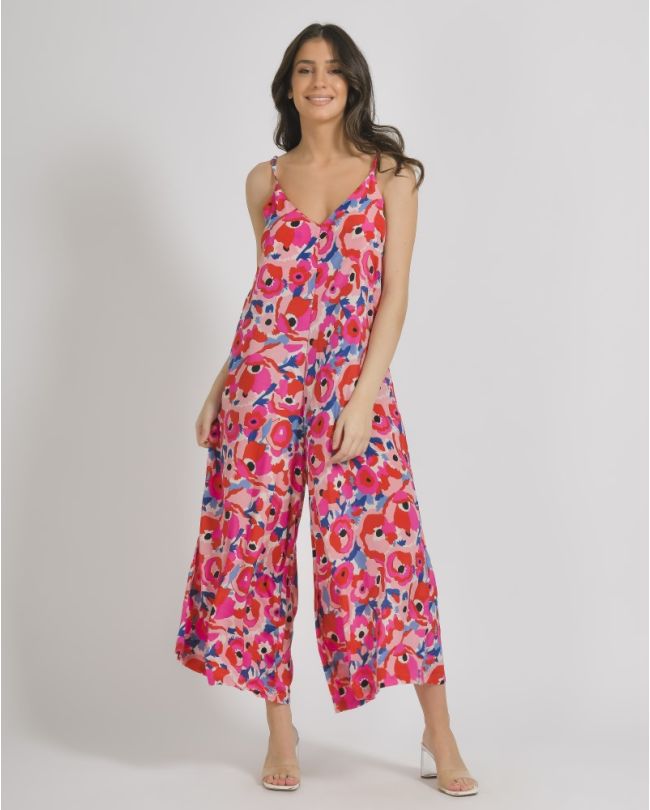 ΟΛΟΣΩΜΗ ΦΟΡΜΑ ΜΑΚΡΙΑ ΑΜΑΝΙΚΗ ΣΕ ΚΟΚΚΙΝΟ/ΦΟΥΞ ΧΡΩΜΑ ONE SIZE  (100% CREPE)