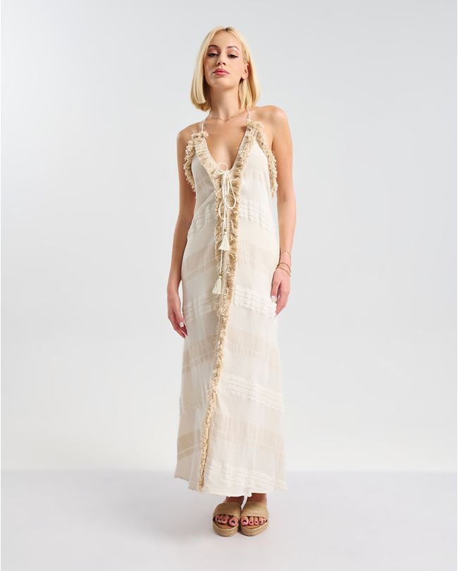 ΦΟΡΕΜΑ ΜΠΕΖ ΜΕ ΔΕΣΙΜΟ ΣΤΟΝ ΛΑΙΜΟ ΚΑΙ ΚΡΟΣΙΑONE SIZE ( 100% COTTON)