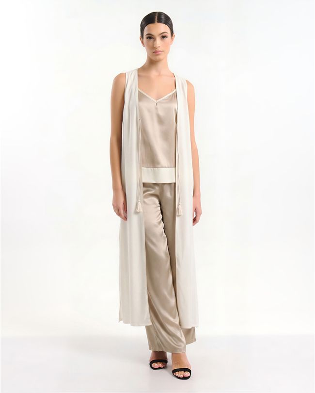 ΚΙΜΟΝΟ ΜΑΚΡΥ ΑΜΑΝΙΚΟ ΜΠΕΖ ONE SIZE (100% RAYON)