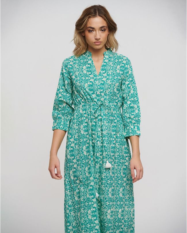 ΦΟΡΕΜΑ ΜΑΚΡΥ ΜΑΚΡΥΜΑΝΙΚΟ ΠΕΤΡΟΛ ONE SIZE (100% COTTON)