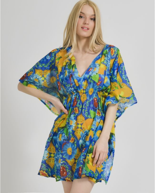 ΚΑΦΤΑΝΙ ΠΟΛΥΧΡΩΜΟ ΜΕ ΣΧΕΔΙΑ ONE SIZE  (100% COTTON)