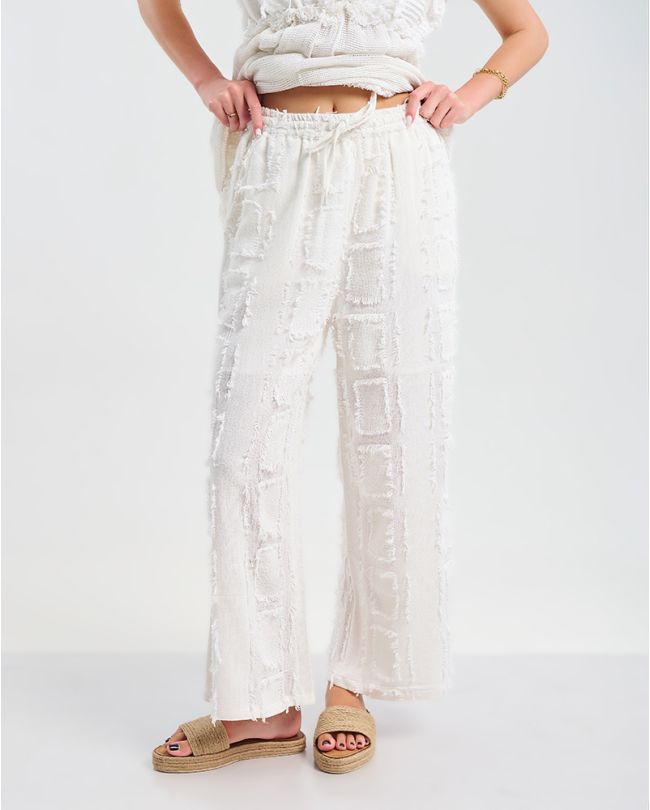 ΠΑΝΤΕΛΟΝΑ ΛΕΥΚΗ ΜΕ ΤΣΕΠΕΣ ONE SIZE (100% COTTON)