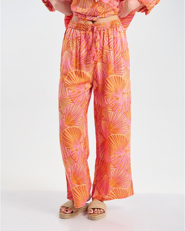 ΠΑΝΤΕΛΟΝΑ ΜΕ ΤΣΕΠΕΣ ΠΟΛΥΧΡΩΜΗ ''ΚΟΧΥΛΙΑ'' ONE SIZE (100% MODAL)