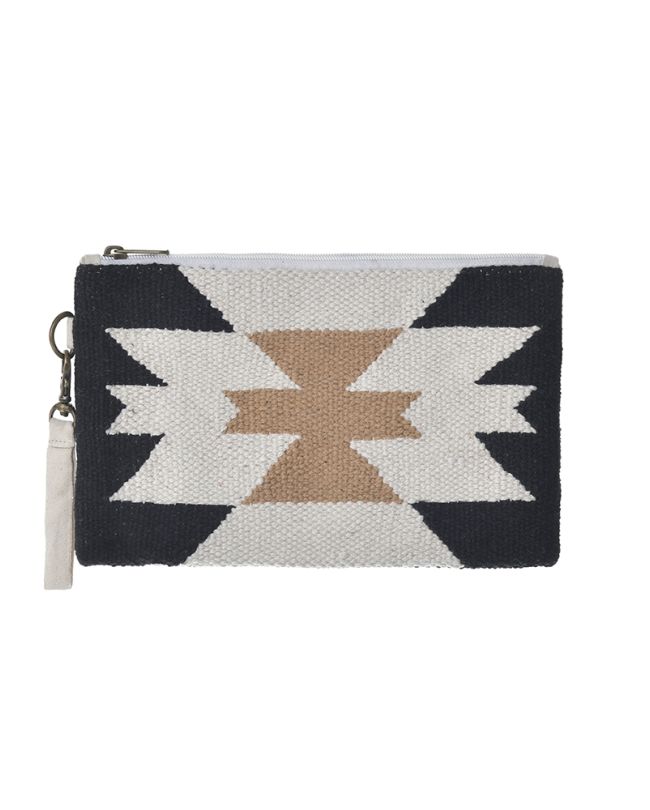 FABRIC BAG BLACK / BEIGE (100% COTTON)