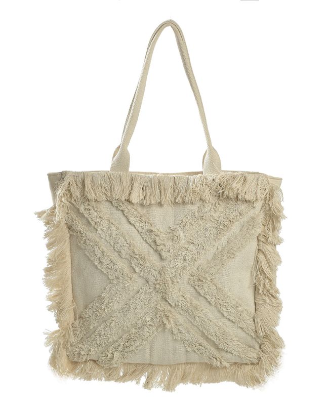 FABRIC BAG IN ECRU COLOR 16X16 (100% COTTON)