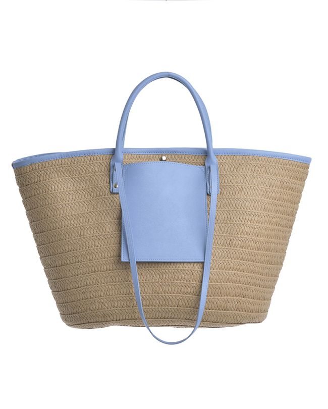 PAPER BAG WITH LIGHT BLUE DETAILS 53Χ30