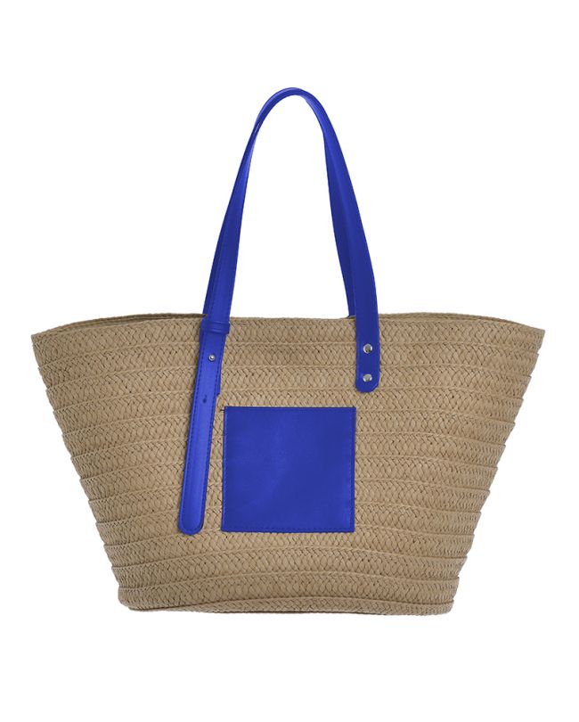 PAPER BAG WITH BLUE DETAILS 47X27