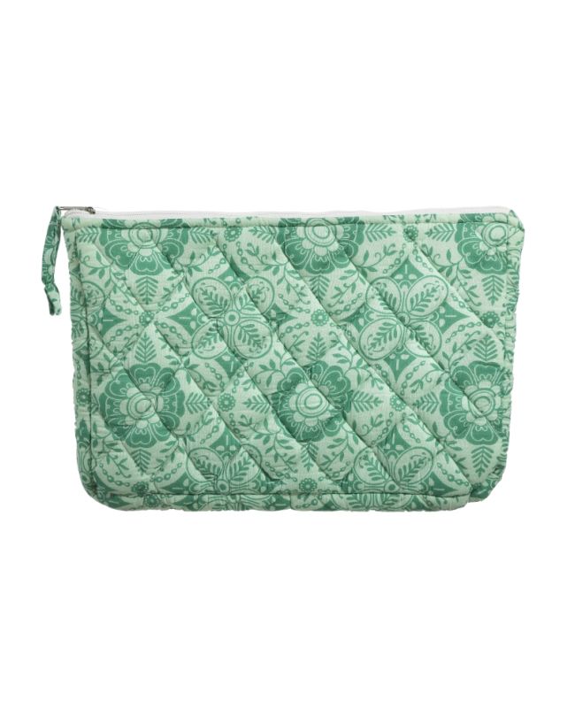 ΤΣΑΝΤΑ ΥΦΑΣΜΑΤΙΝΗ ΛΕΥΚΟ/ΠΡΑΣΙΝΟ (100% COTTON)