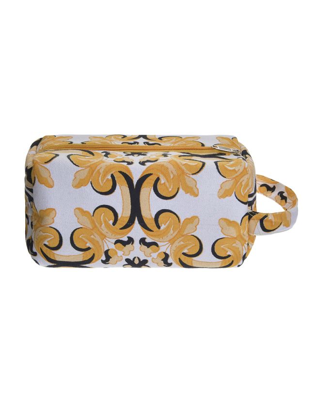 CANVAS POUCH IN MUSTARD COLOR 23X12X10 (100% COTTON CANVAS WITH POLYESTER LINING)