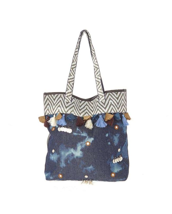 ΤΣΑΝΤΑ ΥΦΑΣΜΑΤΙΝΗ DENIM 36X8X44/68