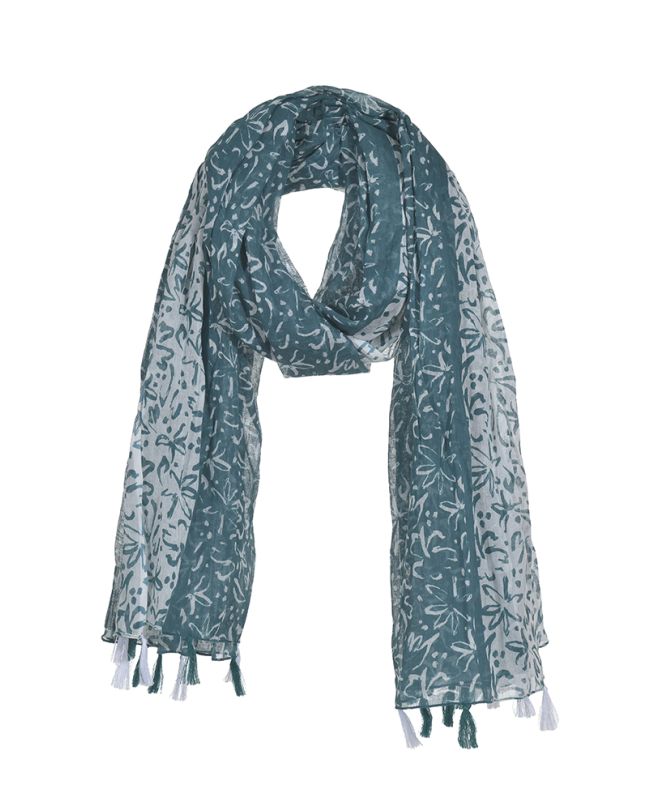 ΦΟΥΛΑΡΙ/ΠΑΡΕΟ ΠΡΑΣΙΝΟ/ΛΕΥΚΟ 180Χ100 (100%COTTON)