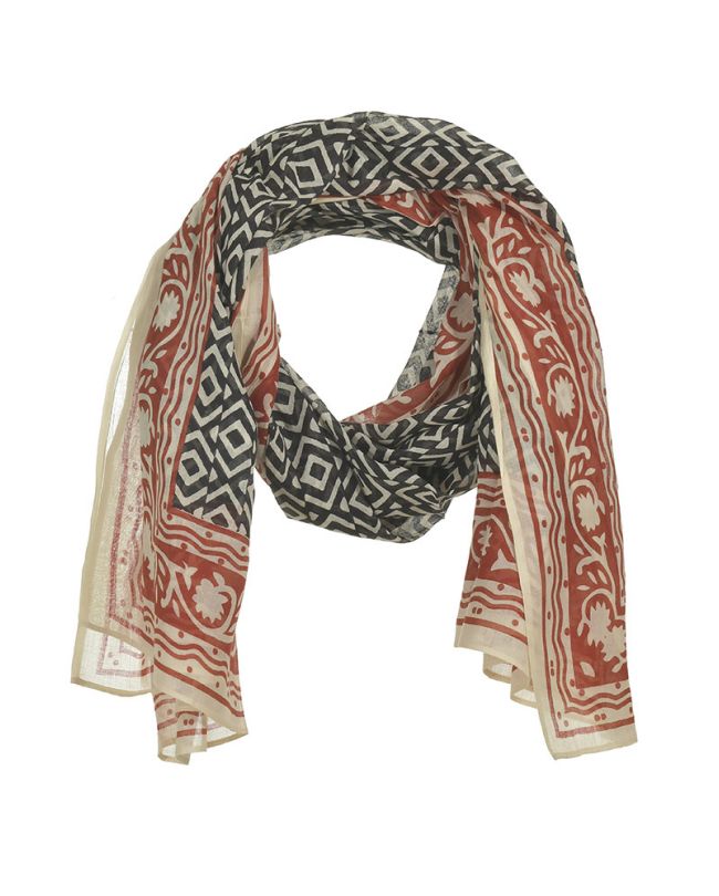 ΦΟΥΛΑΡΙ/ΠΑΡΕΟ ΜΑΥΡΟ/ΚΟΚΚΙΝΟ 100X180(100%COTTON)