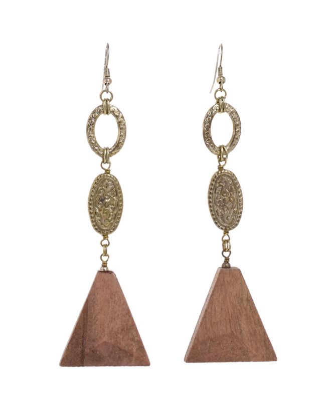 S/2 ΣΚΟΥΛΑΡΙΚΙΑ ΜΕ ΞΥΛΙΝΑ ΤΡΙΓΩΝΑ 10X3