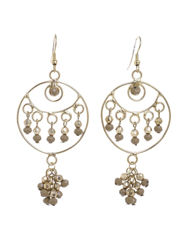 S/2 ΣΚΟΥΛΑΡΙΚΙΑ ME ΧΡΥΣΟΥΣ ΚΥΚΛΟΥΣ ΚΑΙ ΧΑΝΤΡΕΣ 8X3.5