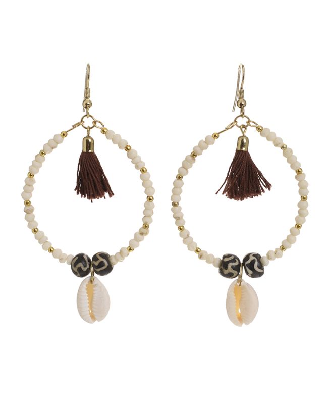 S/2 ΣΚΟΥΛΑΡΙΚΙΑ ΛΕΥΚΟ ΜΕ ΧΑΝΤΡΕΣ ΚΑΙ ΦΟΥΝΤΑΚΙΑ 8X5