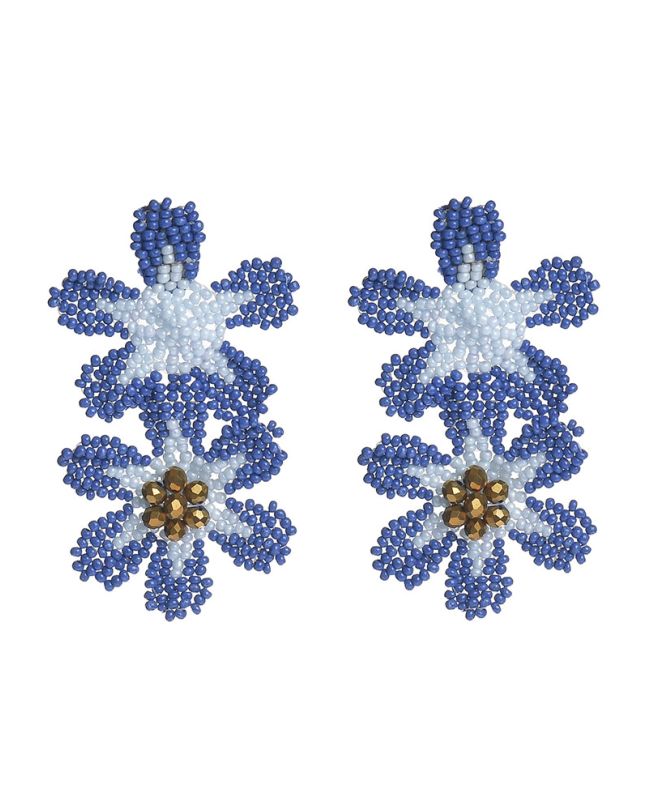 S/2 ΣΚΟΥΛΑΡΙΚΙΑ ΄''ΛΟΥΛΟΥΔΙ'' ΜΠΛΕ/ΓΑΛΑΖΙΟ ΜΕ ΧΑΝΤΡΕΣ