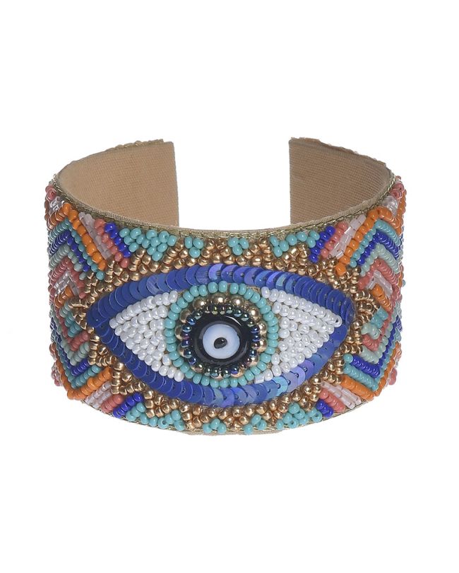 BRACELET ''EYE'' MULTICOLOR WITH BEADS