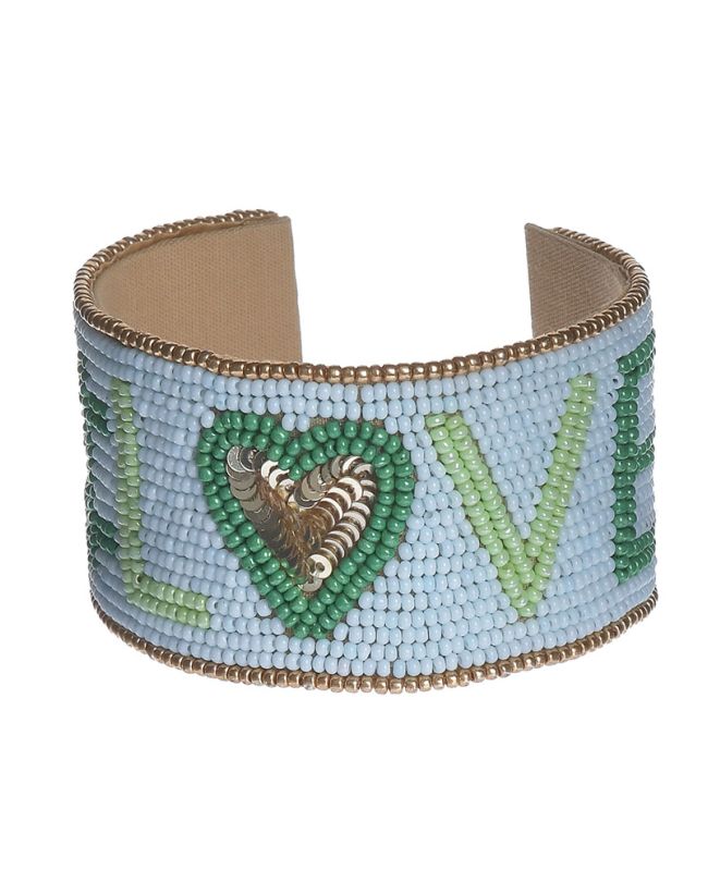 ΒΡΑΧΙΟΛΙ ΣΕ ΓΑΛΑΖΙΟ ΧΡΩΜΑ ΜΕ ΣΧΕΔΙΑ ΚΑΡΔΙΕΣ