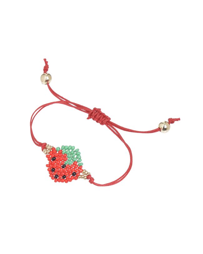 ΒΡΑΧΙΟΛΙ ΣΕ ΚΟΚΚΙΝΟ ΧΡΩΜΑ ΜΕ ΣΧΕΔΙΟ ''ΦΡΑΟΥΛΑ''