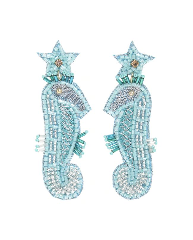 ΣΚΟΥΛΑΡΙΚΙΑ ΣΕ ΧΡΥΣΟ/ΓΑΛΑΖΙΟ 'ΙΠΠΟΚΑΜΠΟΣ'