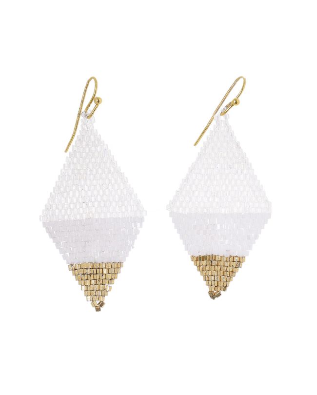 S/2 ΣΚΟΥΛΑΡΊΚΙΑ ΛΕΥΚΟ/ΧΡΥΣΟ ΜΕ ΧΑΝΤΡΕΣ 2.5Χ1Χ6