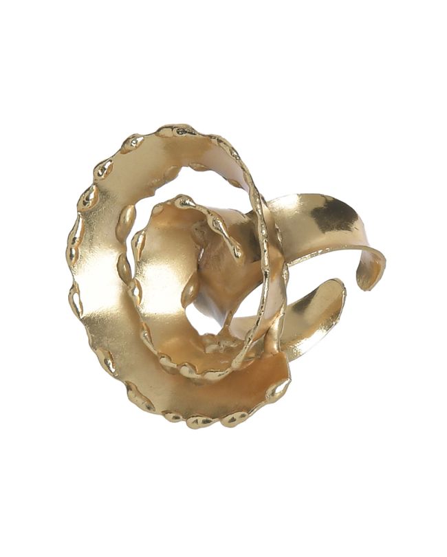 SPIRAL RING IN GOLD COLOR (100% BRASS)
