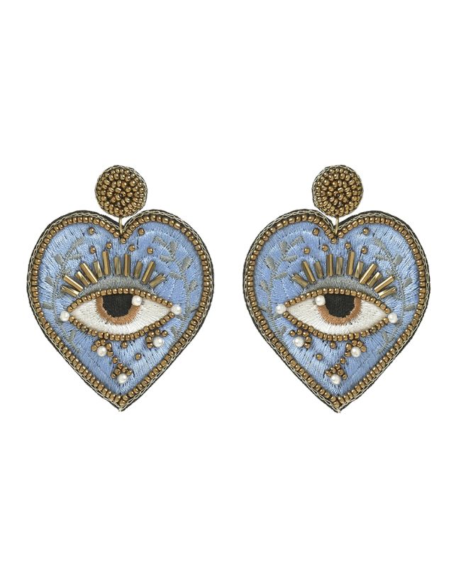 S/2 ΣΚΟΥΛΑΡΙΚΙΑ ''ΚΑΡΔΟΥΛΑ'' ΣΕ ΜΠΛΕ ΑΠΑΛΟ ΧΡΩΜΑ ΜΕ ΜΑΤΙ