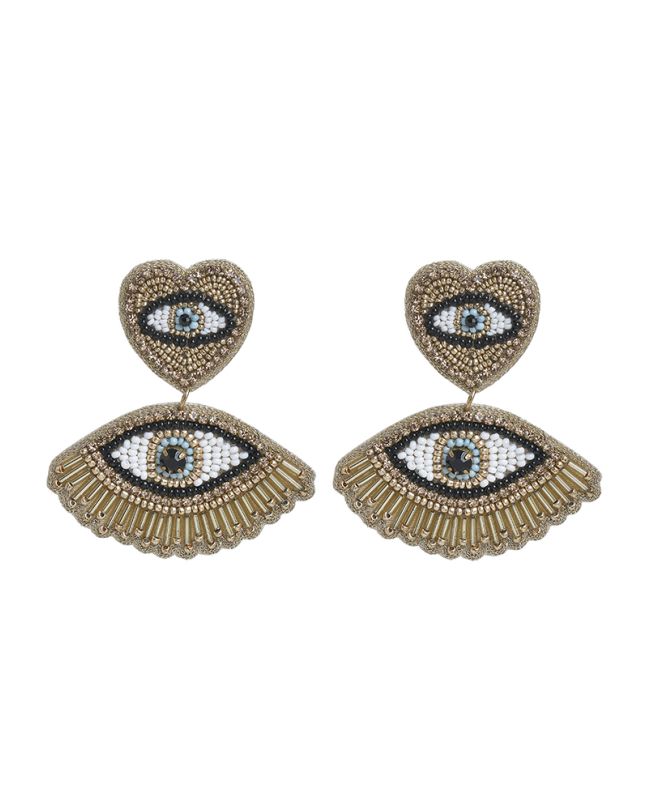 ΣΚΟΥΛΑΡΙΚΙΑ ΜΑΤΙΑ ΛΕΥΚΟ/ΧΡΥΣΟ/ΜΑΥΡΟ ΜΕ ΧΑΝΤΡΕΣ