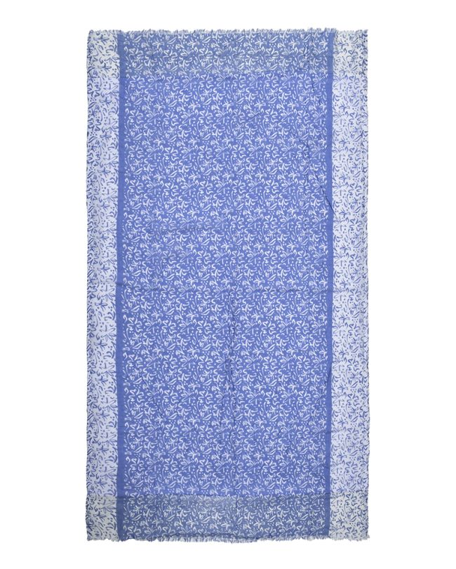 DOUBLEFACE BEACH TOWEL IN BLUE/WHITE COLOR 100X180 (100% COTTON)