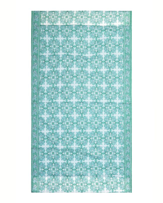 DOUBLEFACE BEACH TOWEL IN  GREEN    COLOR 110Χ180 (100% COTTON)
