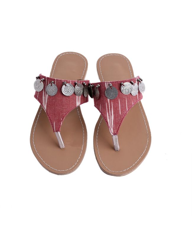 ΣΑΝΔΑΛΙ ΚΟΚΚΙΝΟ ΜΕ ΑΣΗΜΙ ΛΕΠΤΟΜΕΡΕΙΕΣ (EU39)