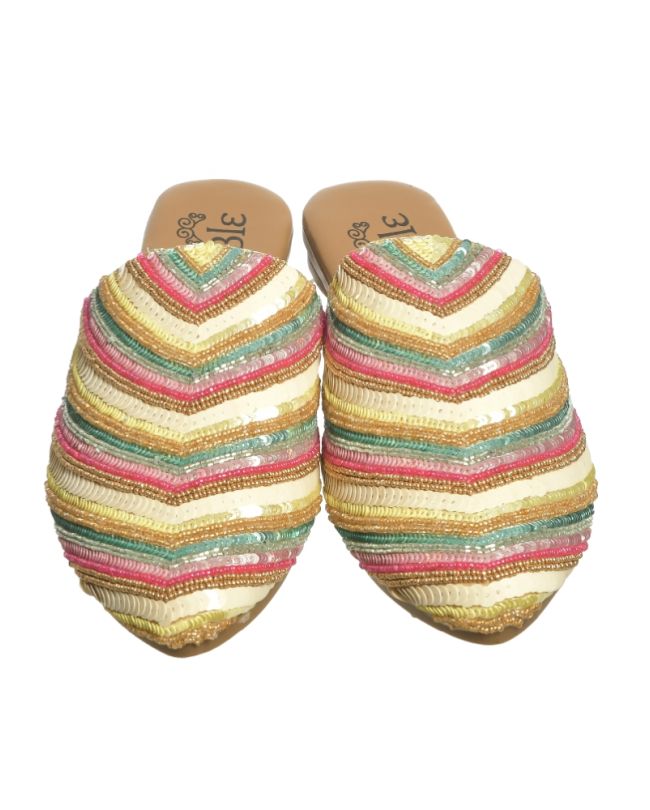 MULES ''RAINBOW'' WITH BEADS (EU 41)