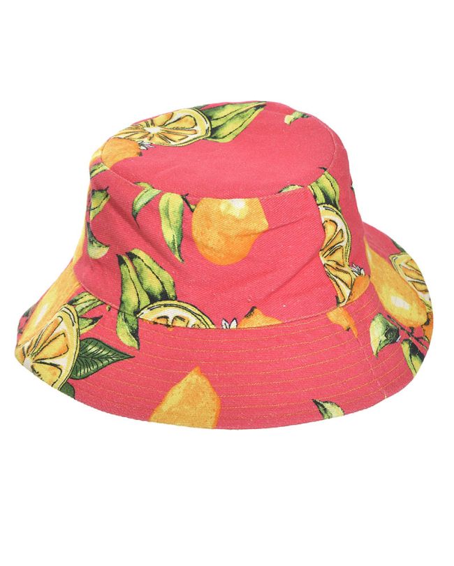 HAT IN PINK/YELLOW COLOR (100% COTTON)