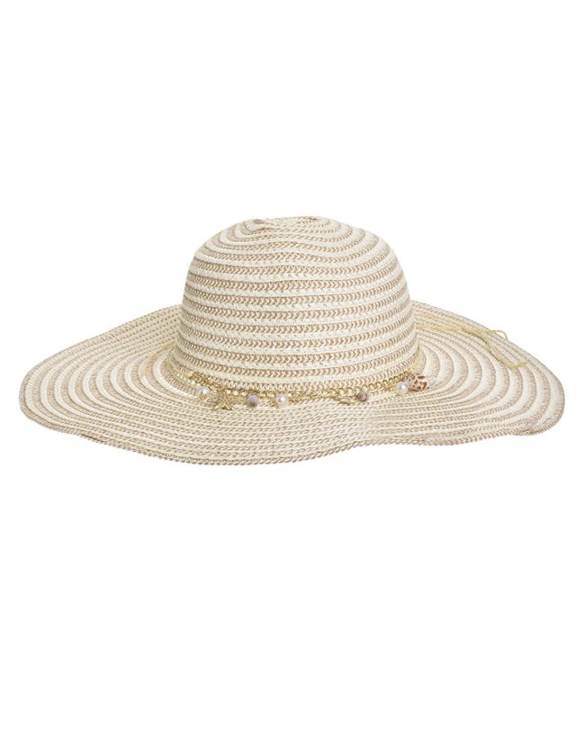 ΚΑΠΕΛΟ ΨΑΘΙΝΟ ΛΕΥΚΟ ΜΕ ΚΟΧΥΛΙΑ ONE SIZE Φ40Χ12