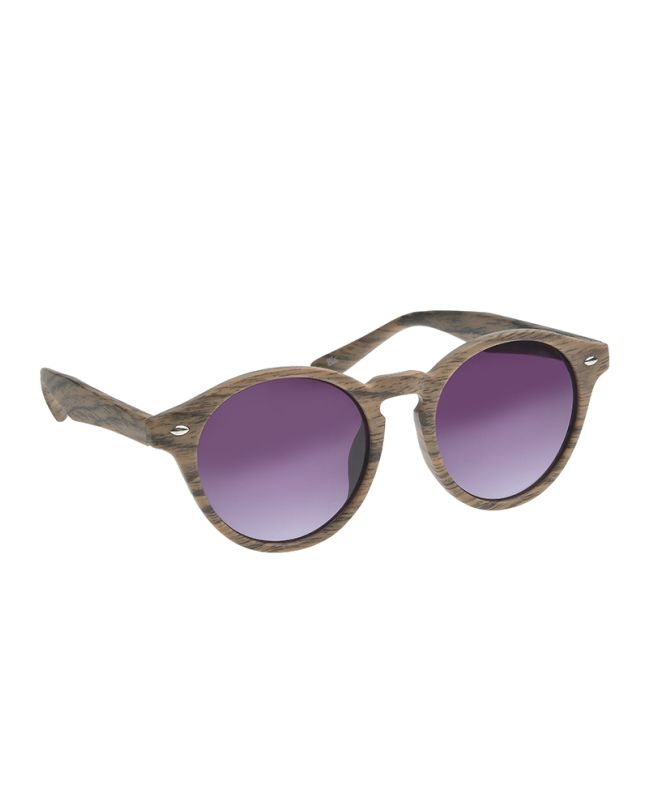SUNGLASSES IN BROWN COLOR WITH WOOD LOOK UV400