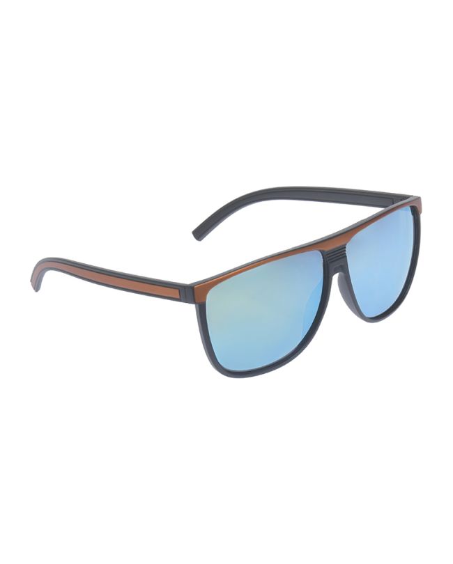 SUNGLASSES IN YELLOW POLARIZED COLOR WITH BURGUNDY RED FRAME