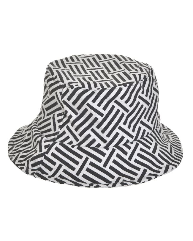 ΚΑΠΕΛΟ ΥΦΑΣΜΑΤΙΝΟ ΑΣΠΡΟΜΑΥΡΟ ΜΕ ΣΧΕΔΙΑ 100% COTTON Φ27Χ8