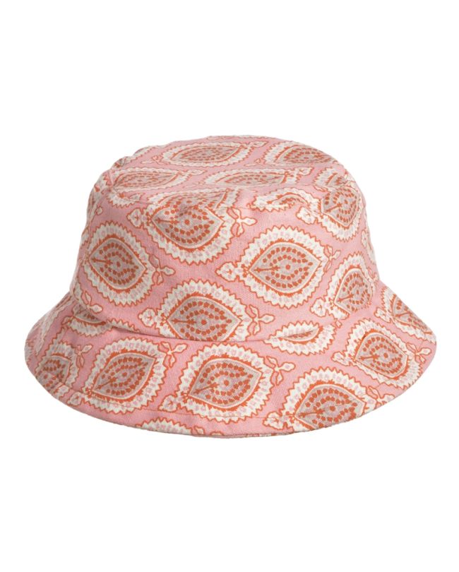 FABRIC HAT IN PINK COLOR WITH PATTERNS Φ25Χ8